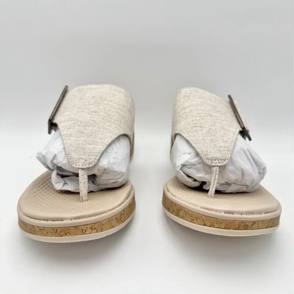 Bzees Womens Bay Wedge Sandals US 10 M EU 41 Beige Tan NIB